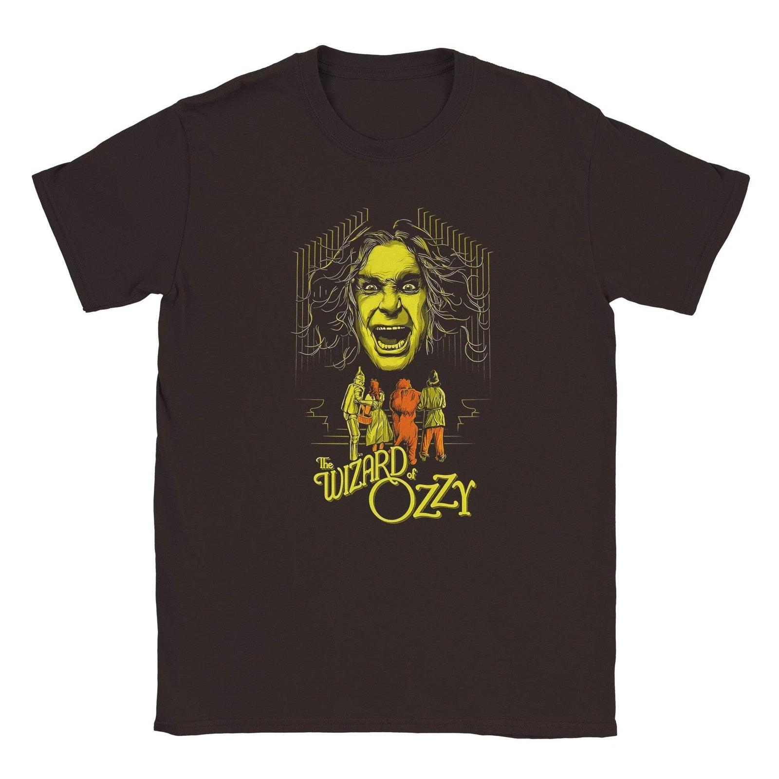 The Wizard of Ozzy T-Shirt - Heavy Metal Rock Band Tee - Soft Cotton Graphic Shi S