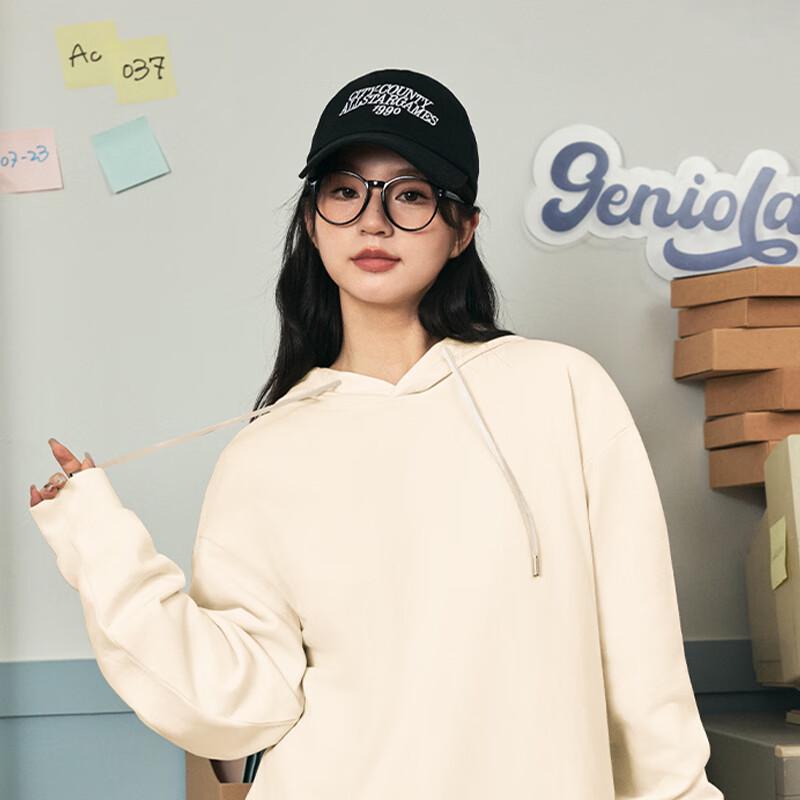 GENIOLAMODE Men's Loose Fit Hooded Sweatshirt