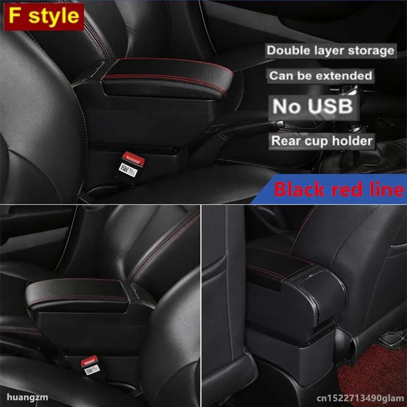 For SEAT Ibiza III 2001-2008 Car Armrest Box For Seat Ibiza 6j Ibiza 6L Armrest box Center Storage box Retrofit Car Accessories