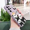 Panda House Phone Case For Samsung Galaxy S24 S23 S22 S21 S20 S10 S10E Ultra Plus FE Note 20 Ultra 10 Plus Cover