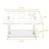 Top Quality 6 Hole Ice Cream Cone Holder Clear Acrylic Waffle Cone Display Stand Roll Sushi Popcorn Rack For Party Kids Birthday