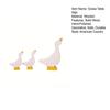 3Pcs Goose Wood Table Sign, Nordic Style Minimalist Solid Wood Decorative Ducks Set, Tabletop Centerpieces for Home Office Kids Room Shelf Decor
