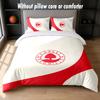 Nottingham Forest Football Design Bed Bedding Set 1 Duvet Cover + 2 Pillowcases Soft Breathable Household Bed Linens