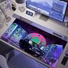 Retrowave Mouse Pad Large Mouse Anime Mousepad Desk Mat Speed Gaming Xxl Room Accessories Pc Mats Gamer Non-slip Big Mausepad