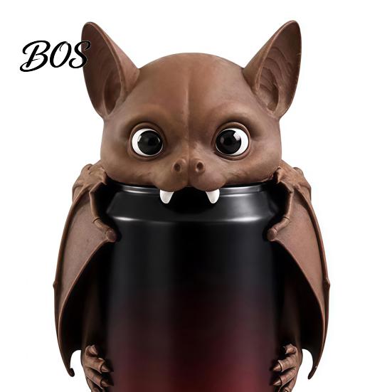 Energy Drink Accessories Bat Can Cover Soda Cap, 3D Printed Dust Beverage Lid for Standard Cans, Camping Covers Reusable Funny Shaped Beer Protector