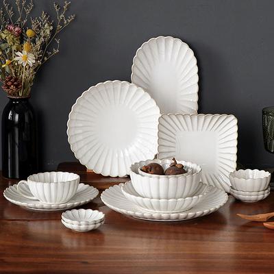 1 pz Piatti in ceramica retrò Piatti per pesce Piatti per soggiorno Piatti per cena Piatti per insalata di frutta Piatti per cucina Piatti per pesce ...