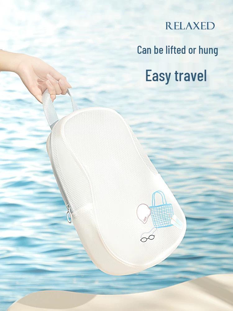 Geantă de înot impermeabilă din PVC pentru femei: Geantă de mână portabilă umedă/uscată pentru plajă și sport