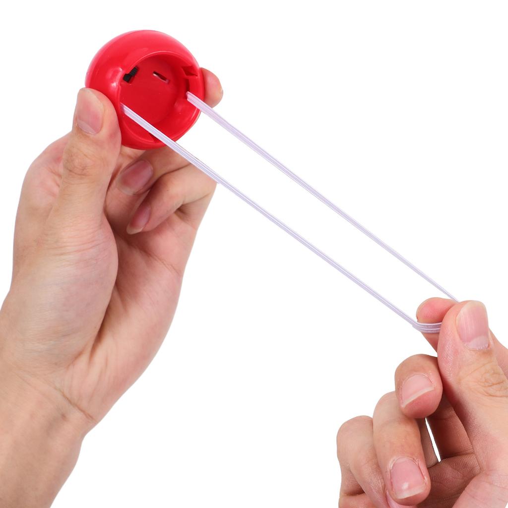 Naso da clown rosso a LED lampeggiante, luce intermittente, costume di Halloween, accessorio per spettacoli circensi, naso da clown rosso