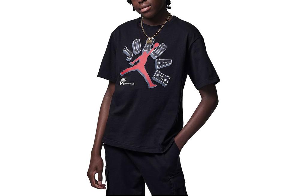 Jordan Varsity Jumpman T Shirt Black Kids' FV2530-010