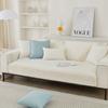 Sofa Cushion Four Seasons Non-Slip Pure Cotton Simple Modern Universal Pure Cotton Solid Color Cushion Cover Cloth Summer Sofa Cover Slipcover