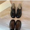 Sheepskin Version~ Leather Platform Loafers Women's 2025 Early Spring New British Style Small Leather Shoes Shallow Mouth French Single Shoes