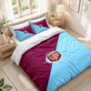 Set Biancheria da Letto 1 Copripiumino 2 Federe Stampa Calcio Burnley Decorazione Camera da Letto Casa