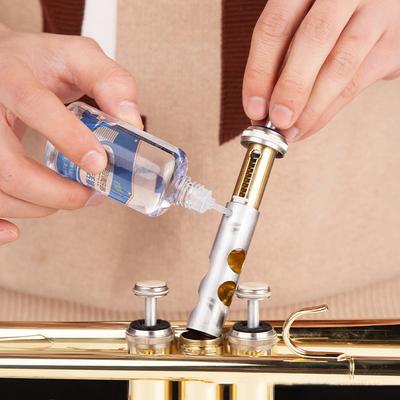 30/50Ml Óleo Lubrificante para Válvulas Cuidado Limpeza Durável Instrumentos de Latão Óleo para Pistão Para Flauta Clarinete Corneta Piccolo Trompete Oboé