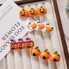 Halloween Pumpkin Hair Clip: Cartoon Ghost Witch Hat Duckbill for Kids' Party Costume