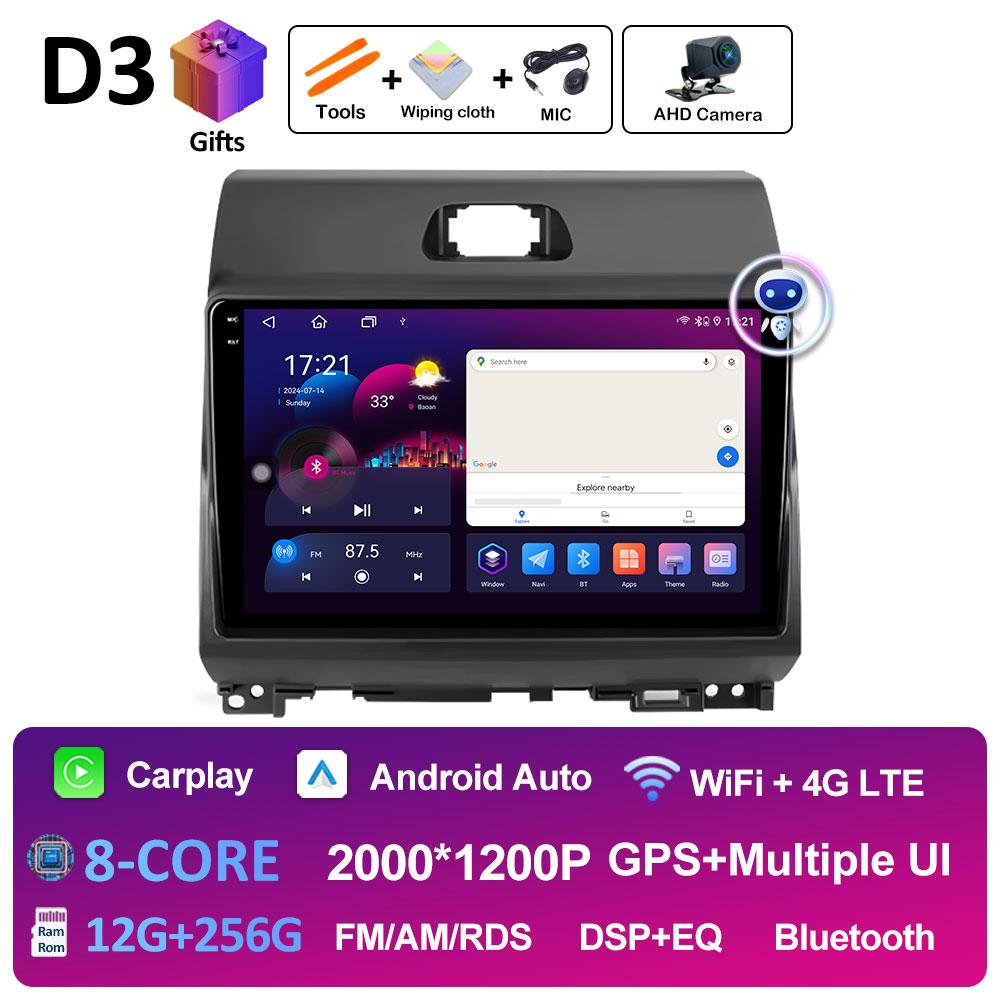 9 Inch Car Radio For KIA Ray 2011 2012 2013 2014 - 2017 Video Player Wireless Carplay GPS Navigation Cooling Fan Auto Tools WIFI