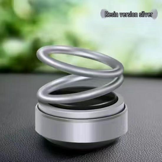 Solar-Powered Rotating Car Aromatherapy Ornament