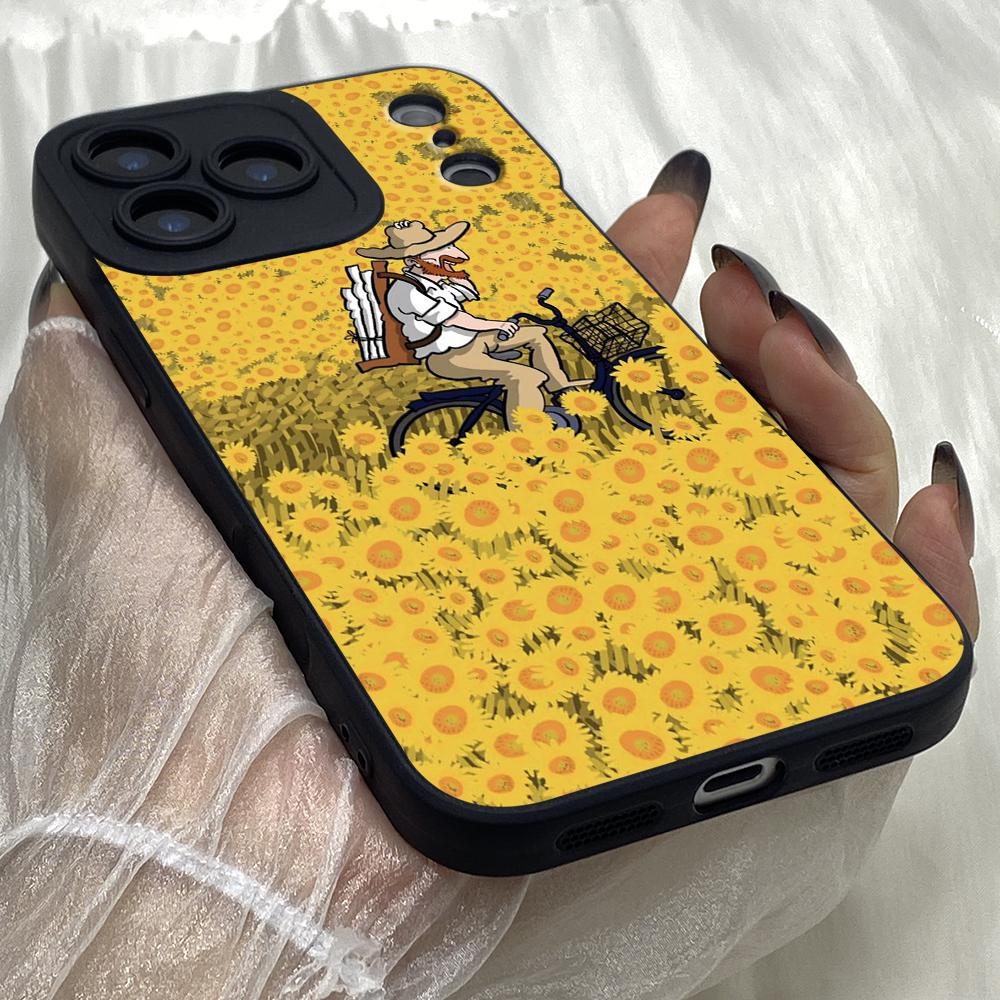 M531 Van Gogh Eyes A7E art Angel Eyes Soft Phone Cases for iPhone Samsung Galaxy Xiaomi Rdemi Huawei Honor Infinix Realme OPPO Vivo All Model TPU Case