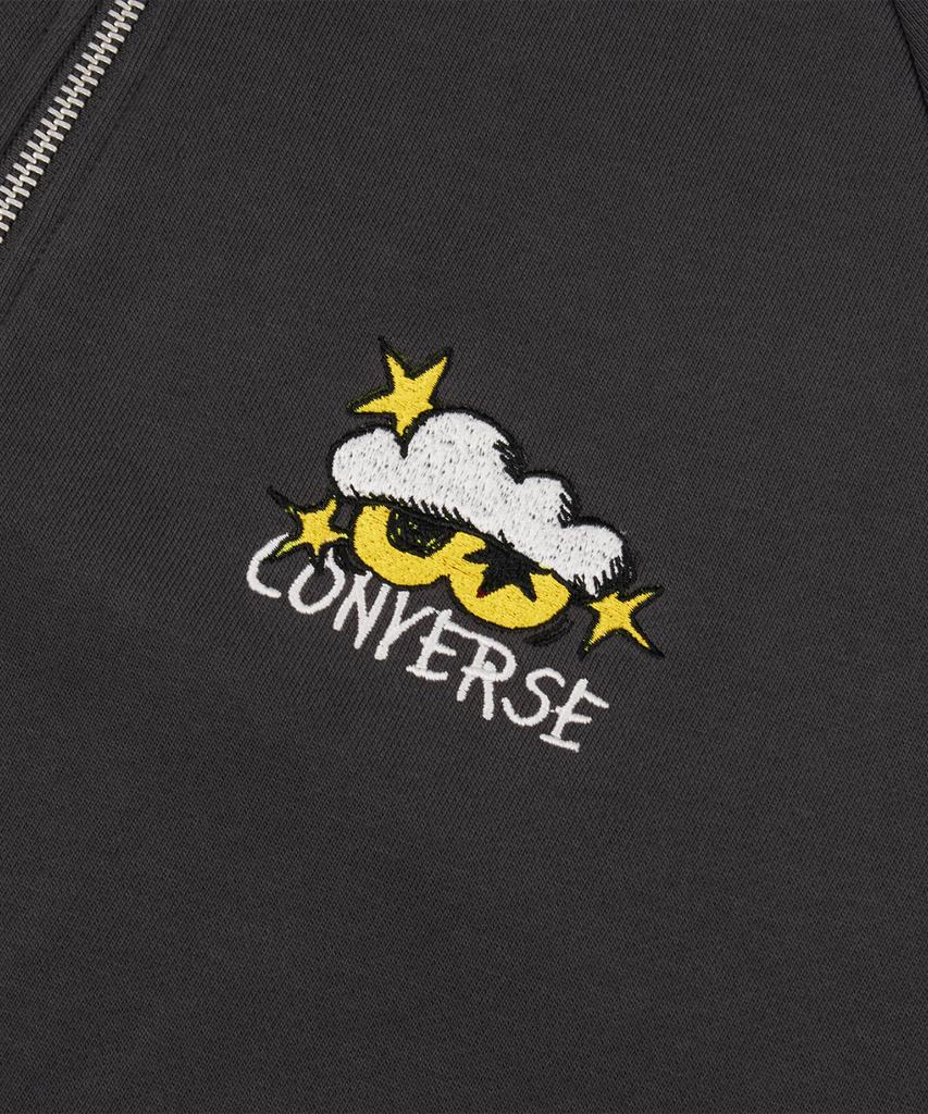 CONVERSE & J.O.F.L.N. Oversized Zip-Up Sweatshirt Dark Matter Ucl158-Gda