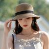 Summer Sunscreen Visor Children Summer Fashion Straw Hat Big Brim Shows Small Face