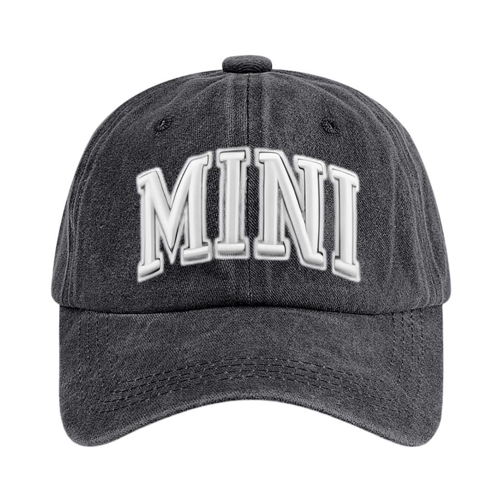 Washed Cotton Printed Hat For Vintage Baseball Cap And Soft Top Hat