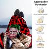 1PC Damaged HA! Outdoor Flannel Blanket Soft Plush Decor for Picnics, camping,Bedroom, Playroom, Office1175A