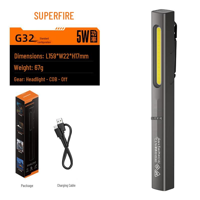 Shenhuo G32 Magnetic Rechargeable Pen Work Light