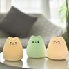 Silicone Cute Cat Lamp Bedroom Led Eye Protection Lamp No7 Battery Powered