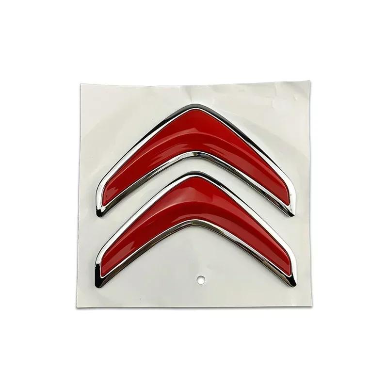 GESW6 Citroen 3D Car Logo Sticker 8cm/13.5cm Rear Trunk Badge for C3 C4 C5 C6 Elysee C4L Picasso Aircross Auto Emblem Accessories
