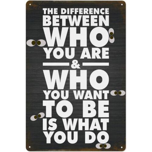 Motivational Words Metal Tin Sign Poster  Sign Funny Wall Vintage Art SignAluminumtin sign 20x30cm（7.8x11.8inch）