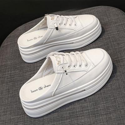 New Style of Half-slipper Shoes with Thick Soles and A Soft Cake for Lazy People