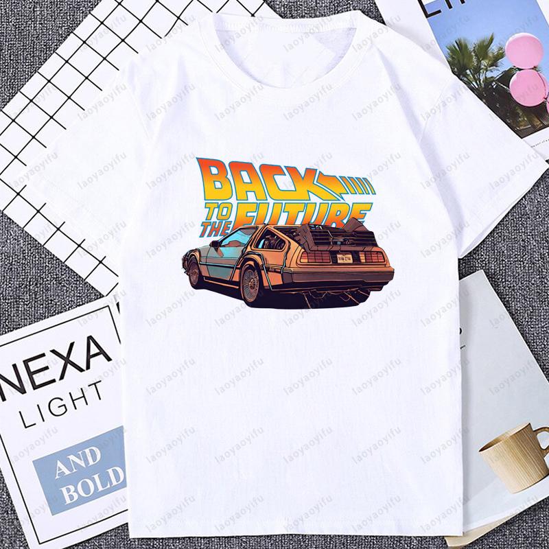 Unisexs Clothing Doc Brown Back To The Future Back To The Future 121 Gigawatts Fun Tops Tee T Shirt Loose Tops TShirt