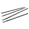 4PCS Car Window Moulding Trim Noise Reduction 68160 AE010 Replacement for Sienna 2003 To 2010