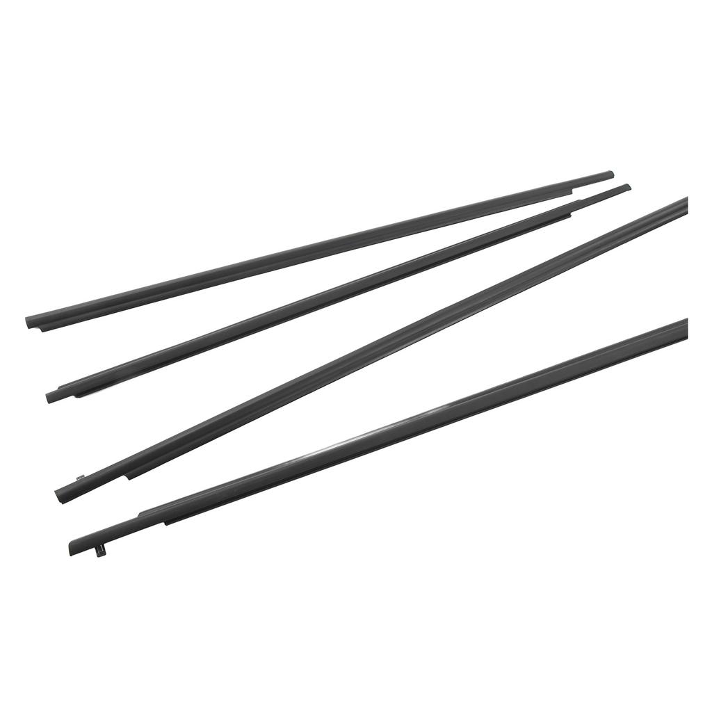 4PCS Car Window Moulding Trim Noise Reduction 68160 AE010 Replacement for Sienna 2003 To 2010