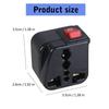 Easy Carry  Sockets Adapter Multifunction  Travel Power Adapter Upgrades for Travel