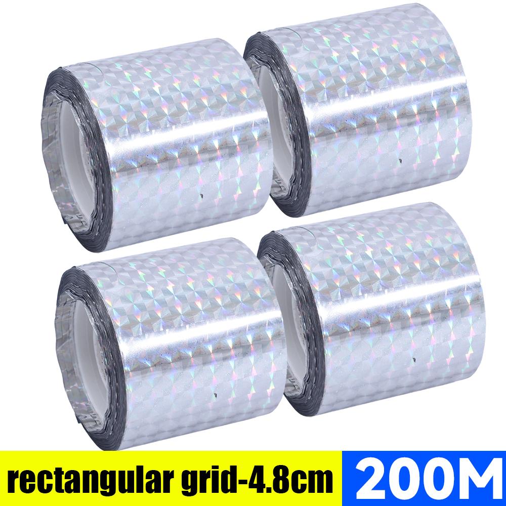 Reflective Bird Repellent Scare Tape Garden Protection Double Sided Flashing Physical Deterrent Pigeons Crow Duck Bird Ribbon
