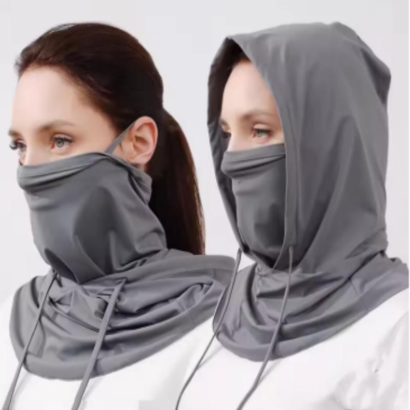 Pánská Dámská Anti-UV Maska na Obličej Kukla Ochrana proti Slunci Prodyšná Ledové Hedvábí Dlouhé Kryty Krku pro Venkovní Cyklistiku Motocykl Rybaření