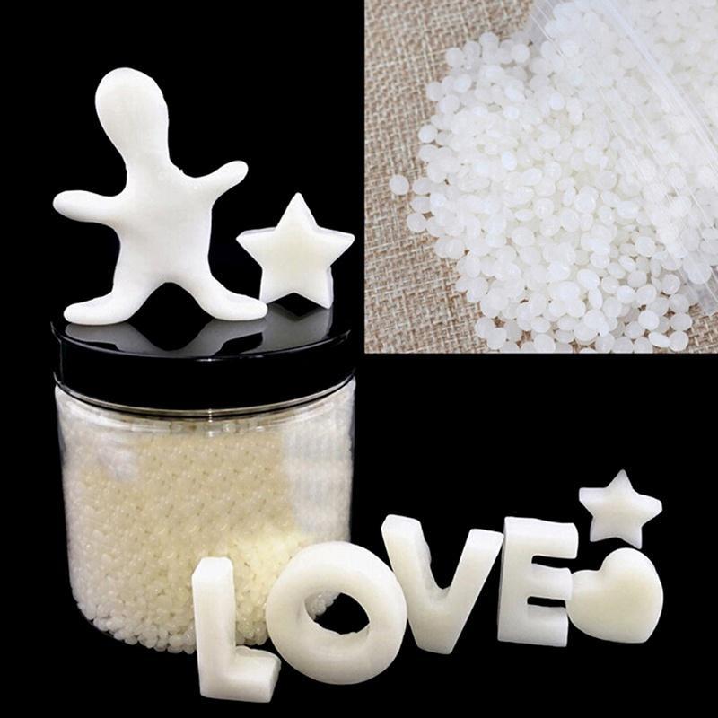 Thermoplastic Moldable Resin Pellets 200/500g Easy Shape Non-Toxic Resin Beads for Beginner DIY Craft Hobby Use