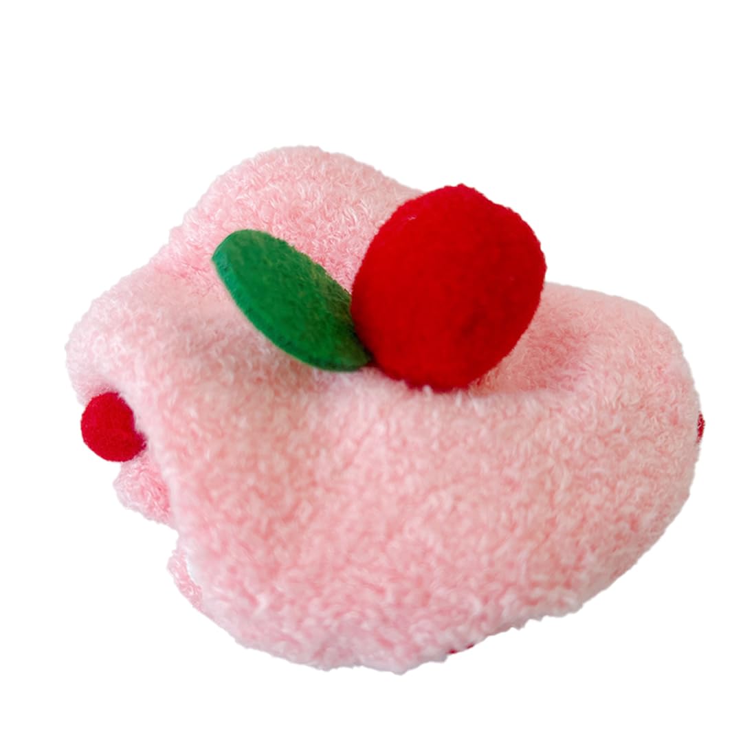 

Plush Clothes and Hat for 10cm Plush Toys, Oshikatsu Goods, Ice Cream Pancake, Strawberry Pink [Used]