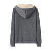 2025 Autumn/Winter Women's Fleece Fashion Leather Patch Hooded Casual Sports Set