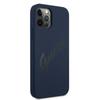 Guess Guhcp12Mlsvsbl Iphone 12/12 Pro 6,1 Niebieski/Blue Hardcase Script Vintage