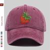 pc Fresh Strawberry Print Baseball Cap Home Leisure Design Decor Hat Comfortable Lightweight Sun Hat with Adjustable Strap F