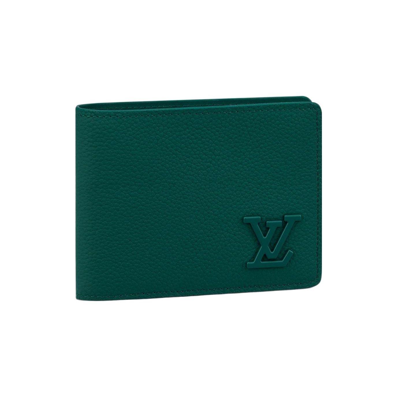 

Гаманець Louis Vuitton Multiple з металевим логотипом-літерами та клапаном Чоловічий гаманець Темно-зелений M82273 Box(Basic Set+Box)