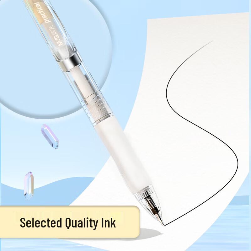 M&G K35 Retractable Gel Pen 0.5mm Black