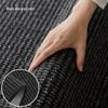 Felpudo de Sisal Resistente a Manchas y Gatos, Color Sólido, para Sala de Estar, Dormitorio y Mirador