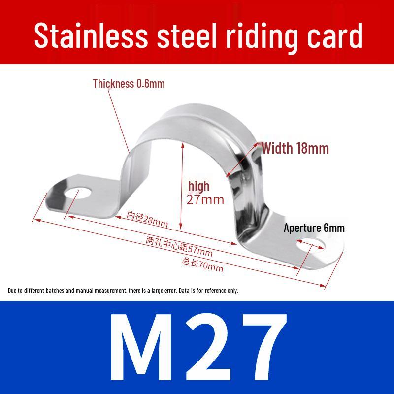 304 Stainless Steel U-Bolt Pipe Saddle Clamp