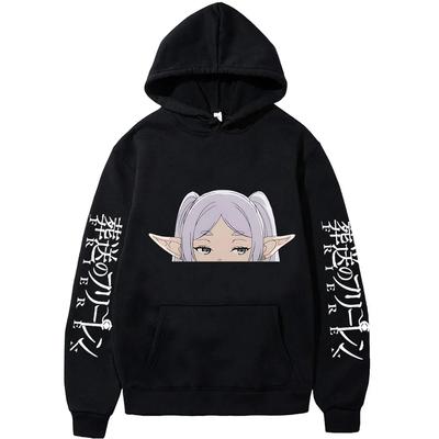 Frieren Beyond Journey's End Hoodie Women Men Unisex Long Sleeve Warm Streetwear Autumn Winter Harajuku Sweatshirts