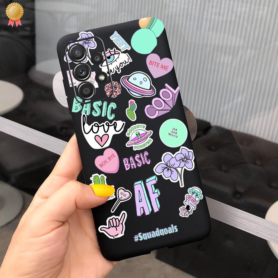 For Samsung Galaxy A23 5G Case Fashion Cute Clear Mate Men Women Soft TPU Silicone Phone Covers For Samsung Galaxy A23 4G Fundas