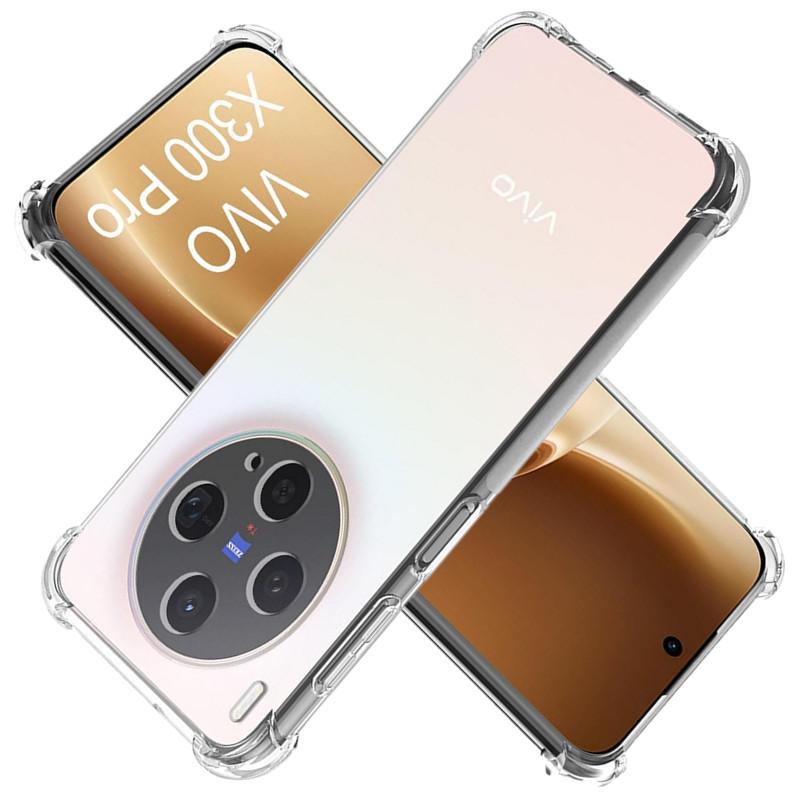 

Four-corners Shockproof Gradient TPU Case for Vivo X300 Pro Protective Clear Cover Capa Shell Fundas vivo X300 Pro