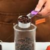 7 Piece/Set with Scale Stainless Steel Measuring Spoon Magnetic Handle Teaspoon Coffee Scoop  Grain