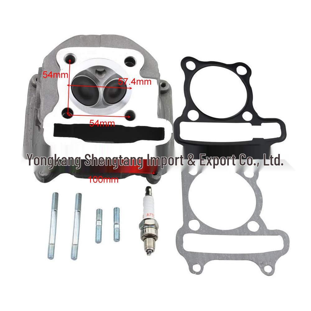 57.4mm Cylinder Head Gasket & Spark Plug for 4-Stroke GY6 150cc ATV